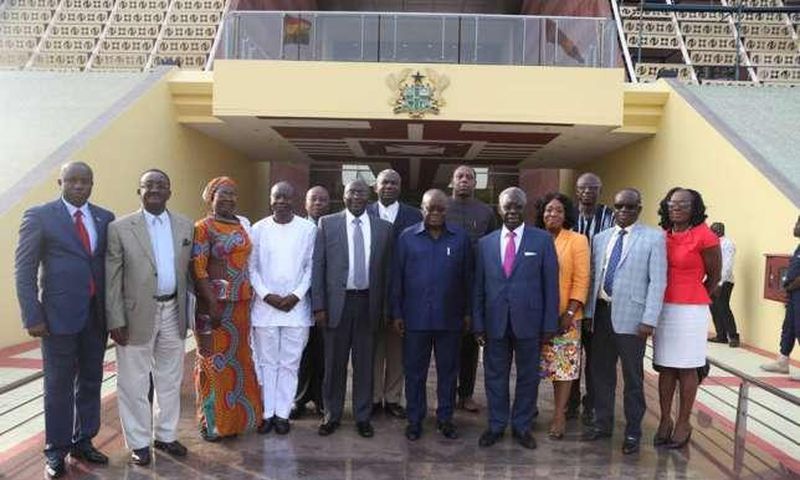 Nana Addo with ministerial nominees