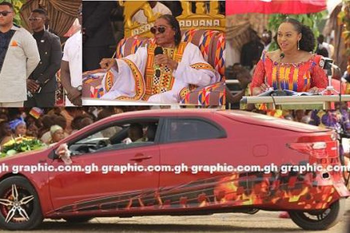 Kantanka outdoors spots car with only three tyres