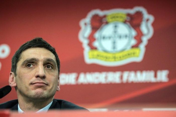Bayer Leverkusen introduced Tayfun Korkut as their new interim coach, during a press conference on March 6, 2017