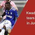 Kwadwo Asamoah in tears after suffering another injury