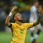 Brazil's Neymar celebrates after defeating Argentina 3-0 in their 2018 FIFA World Cup qualifier football match in Belo Horizonte, Brazil, on November 10, 2016