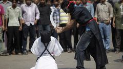 Beheading is the punishment for traffic robbery in Saudi Arabia