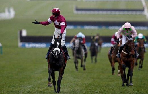 William Mullins trained Djakadam (R) has been runner-up twice in the Cheltenham Gold Cup