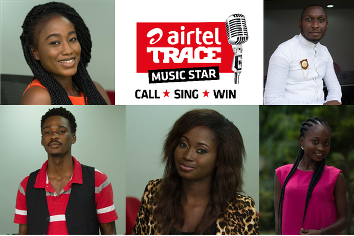 The Airtel TRACE Music Stars Season2 top 5 finalists