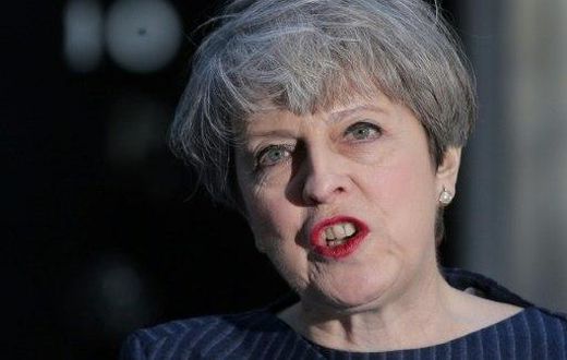 London stocks plunged and sterling rose after Prime Minister Theresa May called for an early election