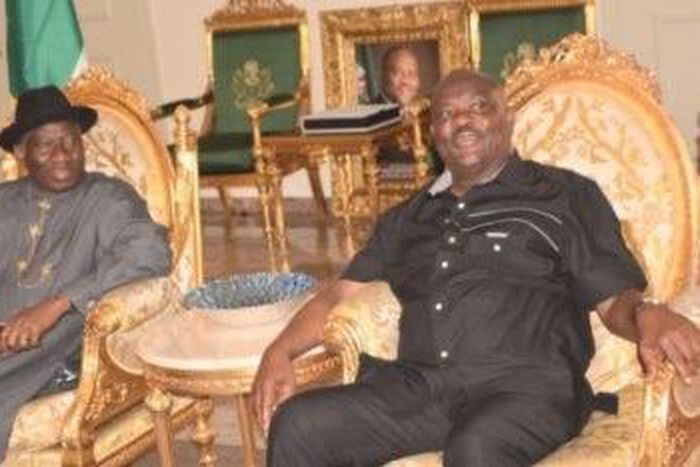 Former President Goodluck Jonathan and Governor Nyesom Wike
