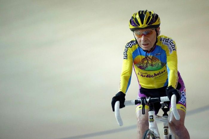 Senior cyclist Robert Marchand attributes his enduring fitness to lifestyle, including a healthy diet and no smoking