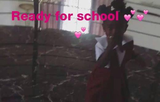 Sarkodie's daughter Titi begins school