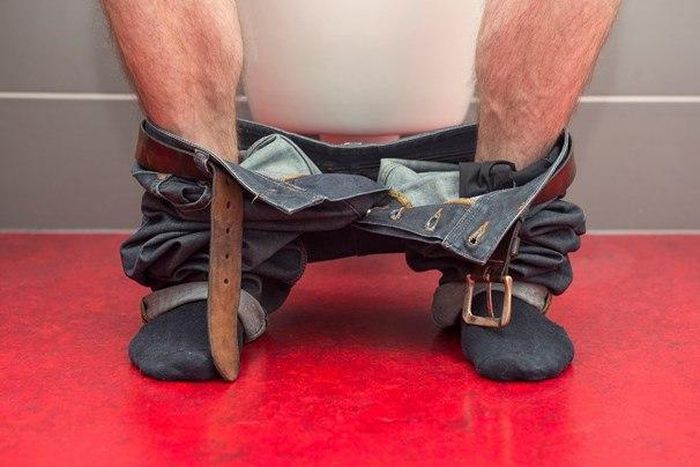 Holding in poop is unhealthy