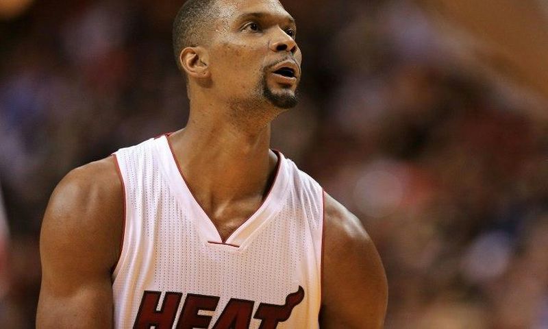 Chris Bosh of the Miami Heat, pictured in January 2016, has been urged to retire but insists he has hope of finding a treatment plan to play in the future