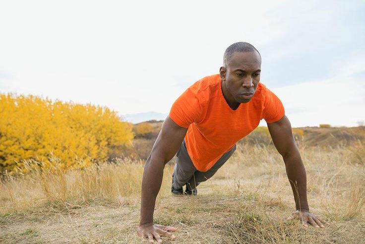 Push up exercise