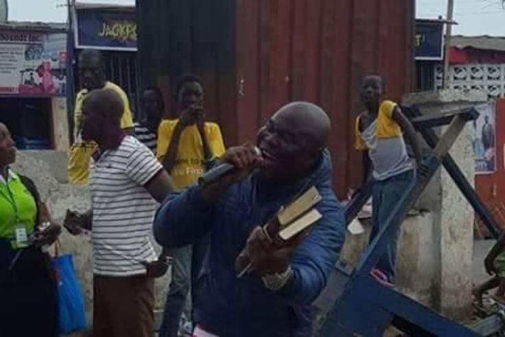Bukom Banku preaching