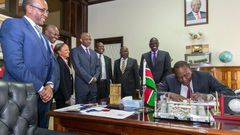 Kenya's president signs bill seeking to reduce lending rate