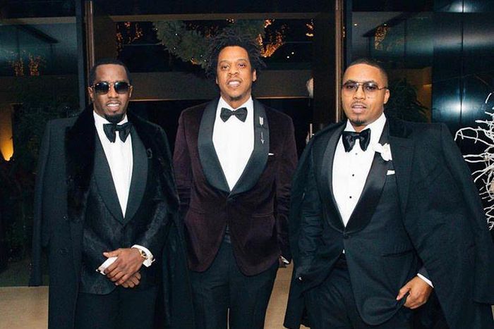 Music legends Jay Z, Nas, and Diddy set the internet on fire with classic tux photos