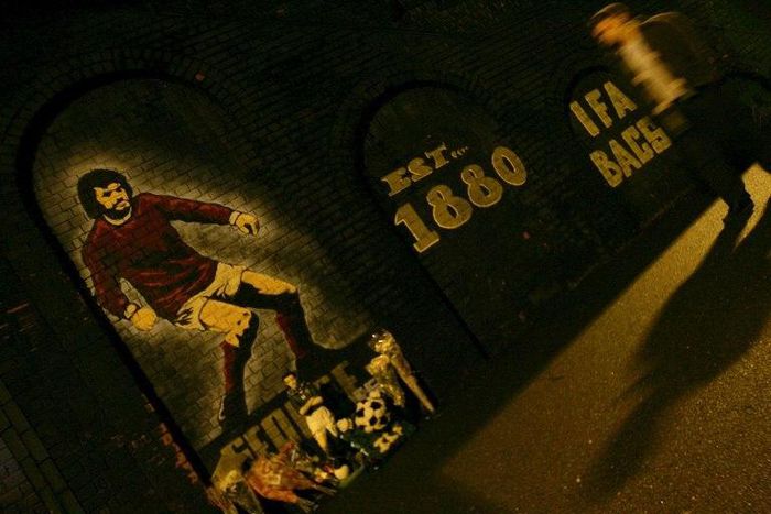 George Best became a cultural icon as he propelled Manchester United to the English league title in 1965 and 1967, and the European Cup in 1968