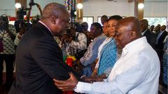 John Mahama (Left) and Nana Akufo-Addo