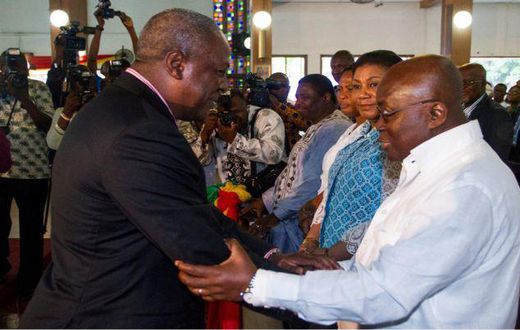 John Mahama (Left) and Nana Akufo-Addo