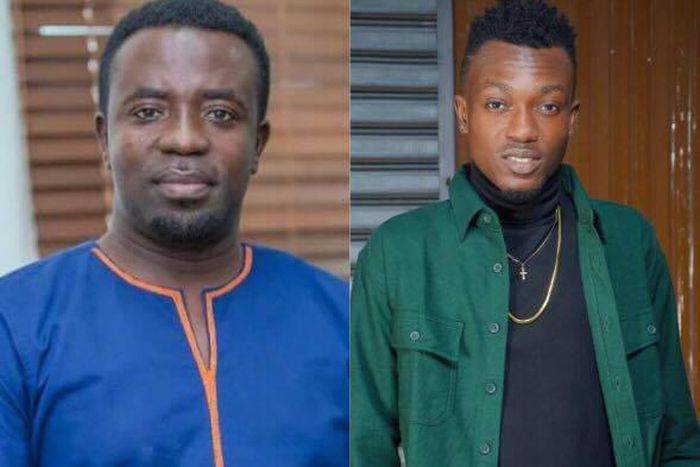 Gospel musician OJ (left) and rapper Dadie Opanka (right)