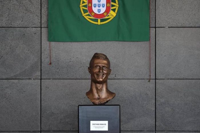Statue of Cristiano Ronaldo