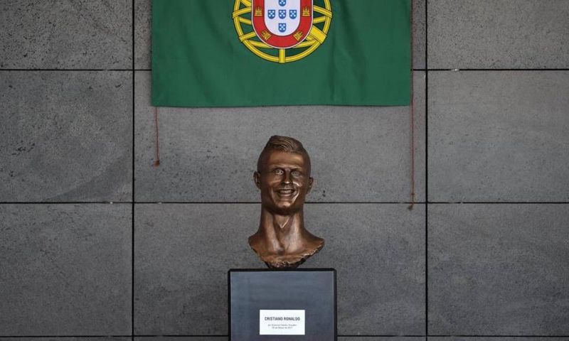 Statue of Cristiano Ronaldo