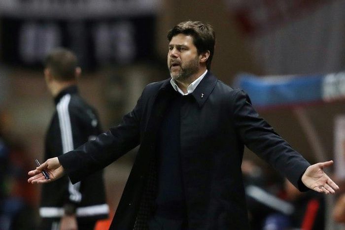 Tottenham Hotspur's head coach Mauricio Pochettino reacts on November 22, 2016