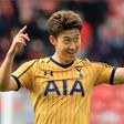 Tottenham Hotspur's South Korean striker Son Heung-Min scored four goals in the top flight for Spurs last month and played a key role in taking the north London club to within a point of Premier League leaders Manchester City