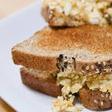 Post-workout egg salad sandwich.