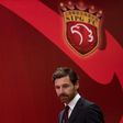 Andre Villas-Boas, the newly announced head coach for Shanghai SIPG FC, arrives for a press conference in Shanghai, on November 4, 2016