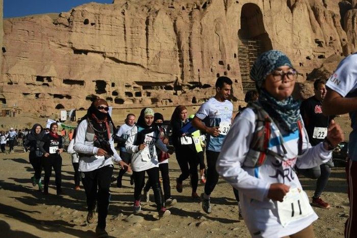 More than 100 runners in total, both Afghan and foreigner, participated in the Bamiyan marathon