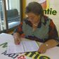 Hanna Tetteh signs Montie trio petition