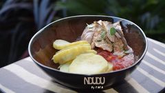 How to prepare boiled sweet potatoes, grilled mackerel and tomato salsa (Ndudu by fafa)