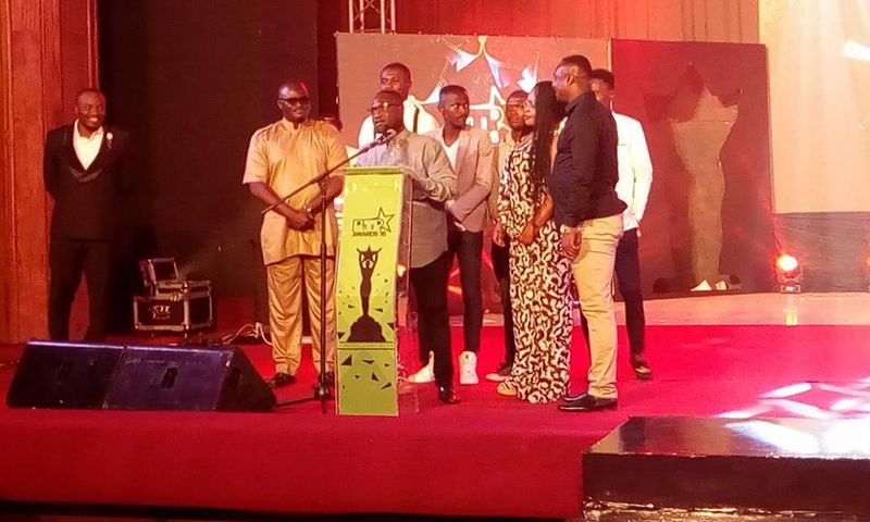 Countryman Songo picking his award at RTP Awards