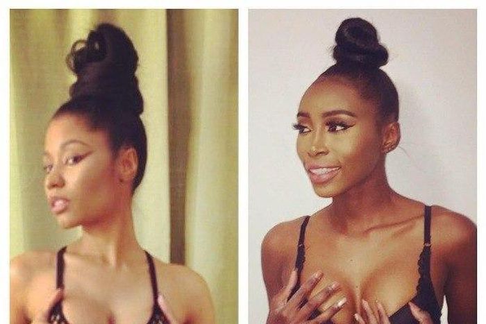Ghanaian model Esi Kokua gets featured on Nicki Minaj’s Instagram page