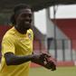 Togo's national football team player Emmanuel Adebayor (L) is pictured during a training session on January 18, 2017 in Btam, as part of the 2017 Africa Cup of Nations football tournament in Gabon
