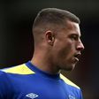 Everton's English midfielder Ross Barkley warms up ahead of the English Premier League match between Burnley and Everton at Turf Moor in Burnley on October 22, 2016