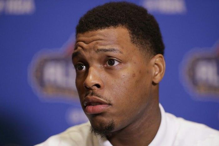 Kyle Lowry of the Toronto Raptors is averaging a career-best 22.8 points per game with 6.9 assists and 4.7 rebounds