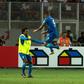 Brazil's Gabriel Jesus (R) celebrates with Willian after scoring against Peru during their 2018 FIFA World Cup qualifier football match on November 15, 2016