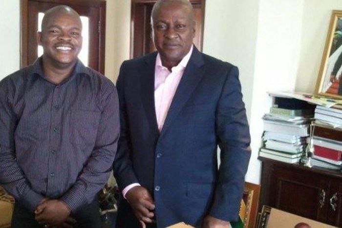 Kwame Djokoto with President Mahama
