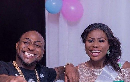 Davido and Sophia at her baby shower. Good times.