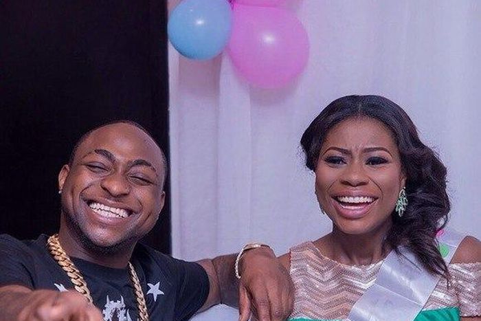 Davido and Sophia at her baby shower. Good times.