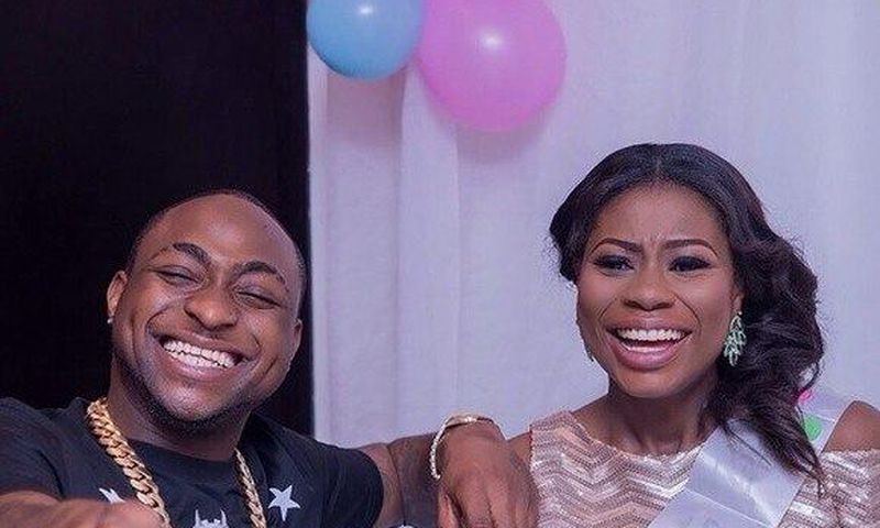 Davido and Sophia at her baby shower. Good times.