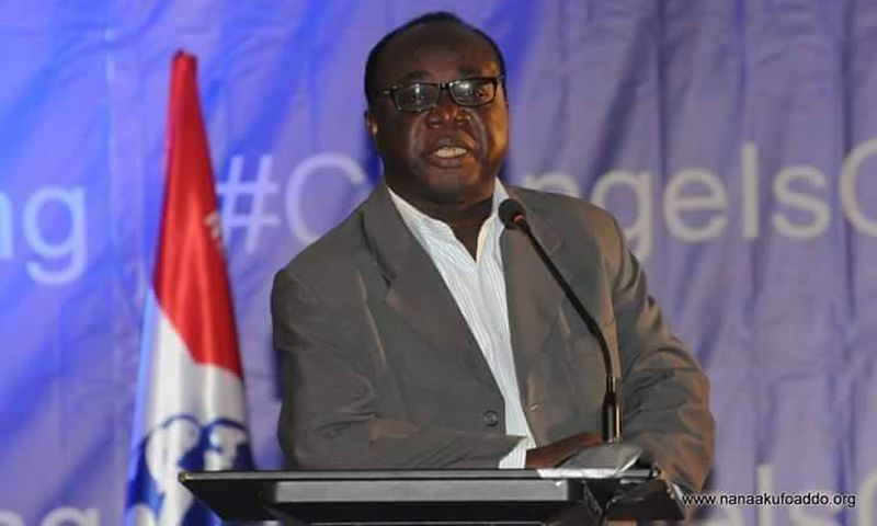 Freddie Blay, acting national chairman of the New Patriotic Party