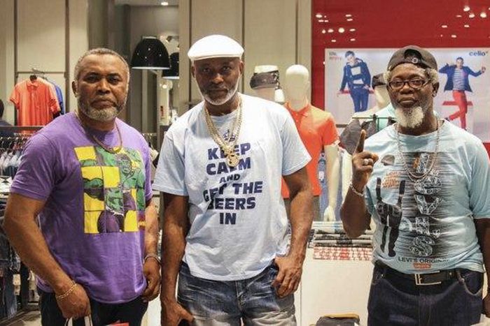 Zack Orji- RMD-Victor Olaotan on set