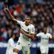 Monaco's forward Kylian Mbappe Lottin celebrates after scoring a goal during the French L1 football match against Caen (SMC) March 19, 2017