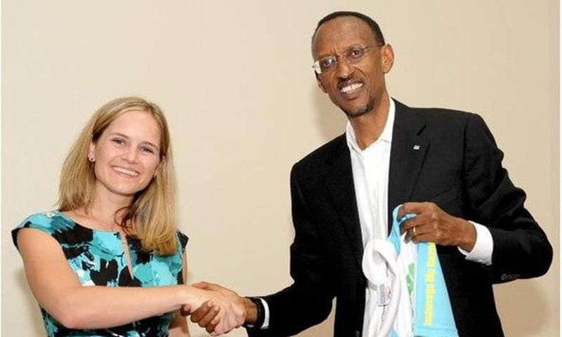 Mrs. Elizabeth with Hon. President of Rwanda