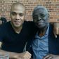 Jay Ghartey with father, Dr Kweku Ghartey