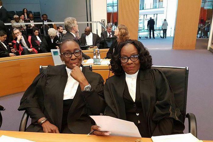 Marietta Brew Appiah-Oppong and Gloria Akufo