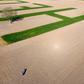 The letters in Jacques Fortin's field are 100 metres long