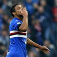 Sampdoria's Luis Muriel score the only goal of their game against Genoa