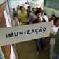 Residents of Brasilia line up to be immunized against yellow fever in January 2008